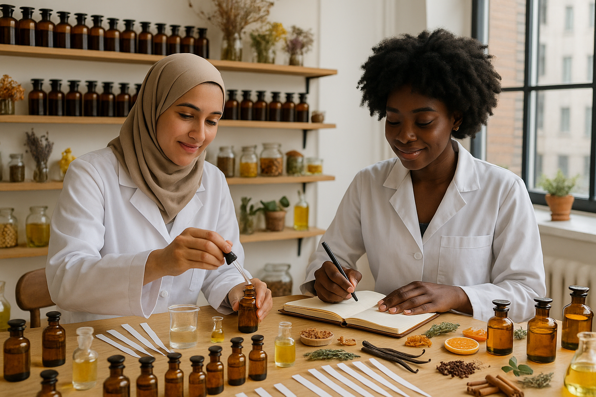 How the Scents were developed by Maryam & Fisayo